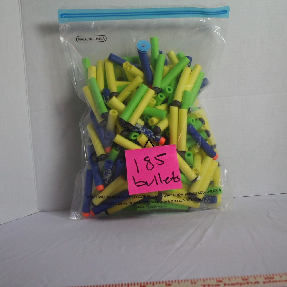 Nerf Darts Refill Bullets Mega Lot - 185 Universal Foam Darts‎ for Nerf Blasters